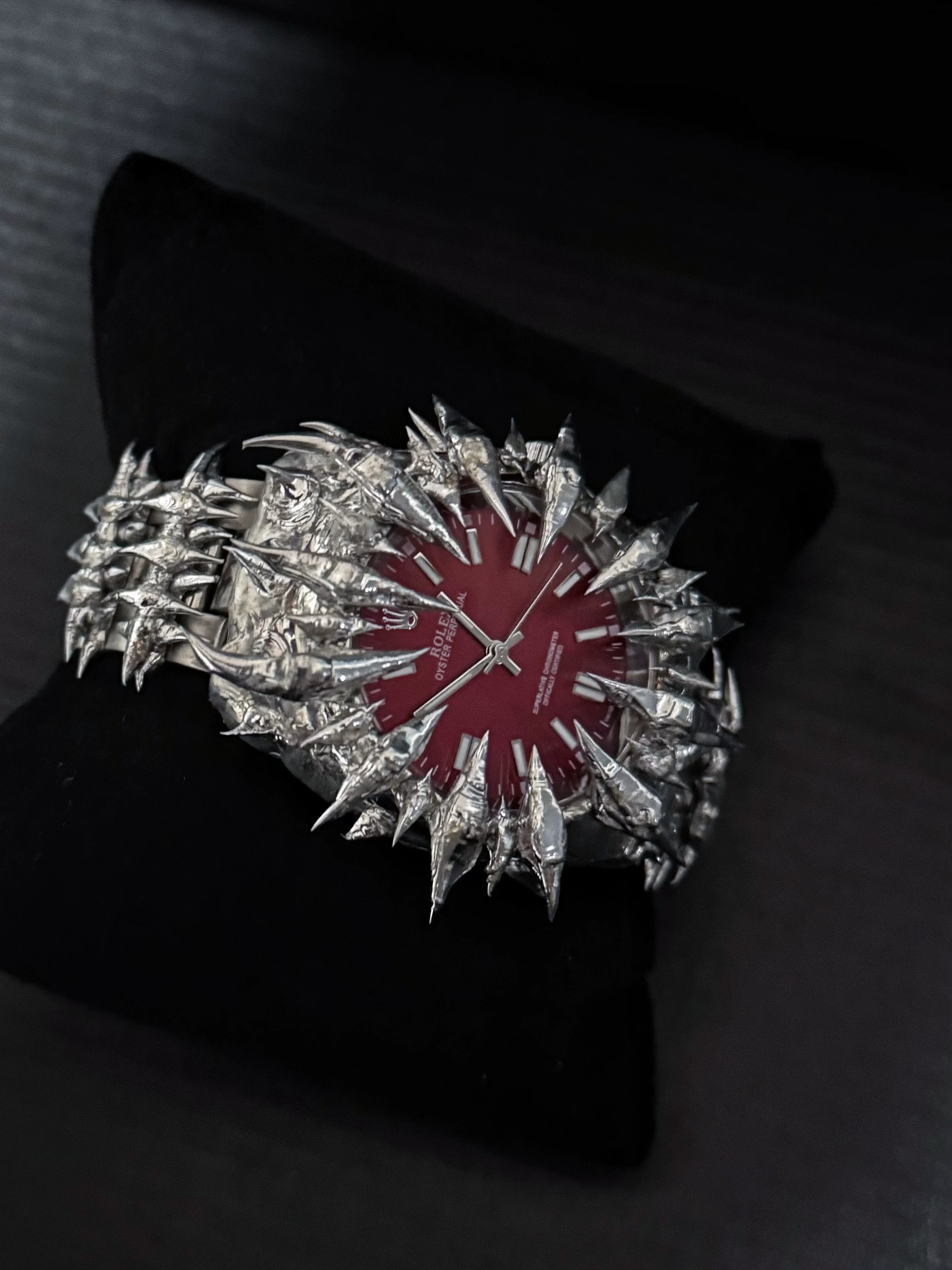 Handcrafted Vampire Dragon Scale Watch