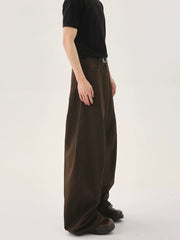 【26s Jan.】Deconstructed Vintage Curved Straight Denim Pants