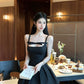 【25s Aug.】A-Line Strapless Spaghetti Strap Dress