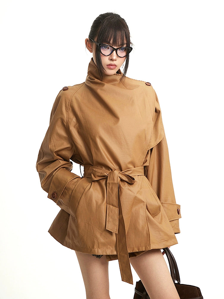 Elegant and Simple Long/short Trench Coat