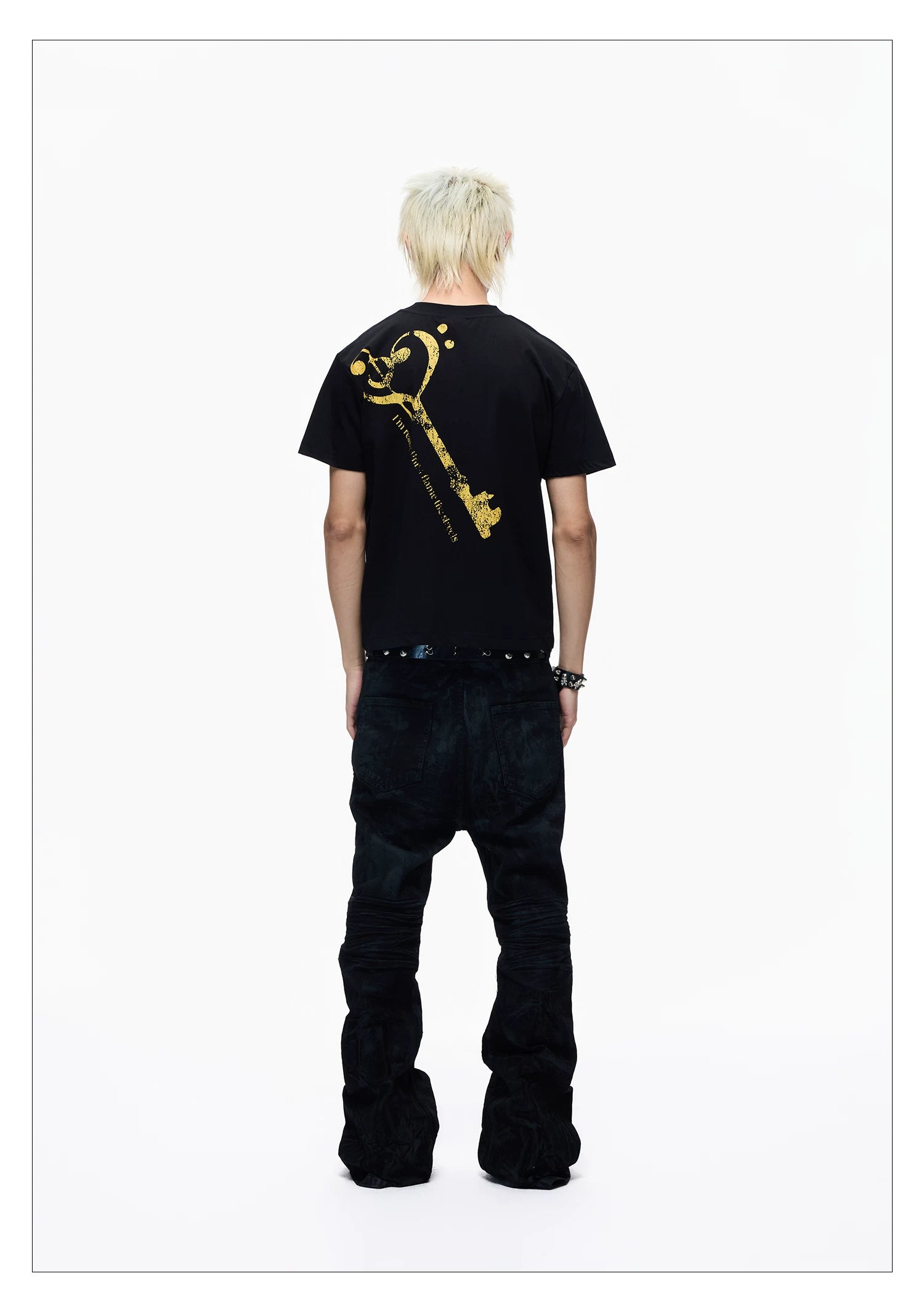 Vintage Rock Band Graphic Cropped Tee