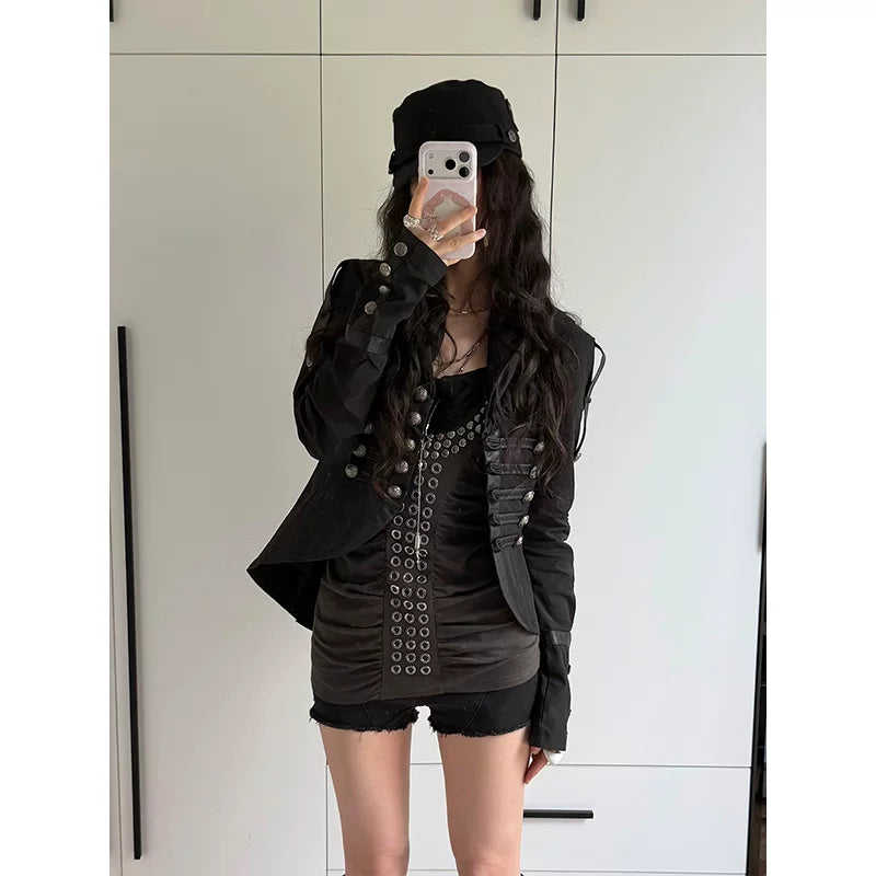 Napoleon Double-Breasted Moto Jacket