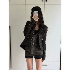 Napoleon Double-Breasted Moto Jacket