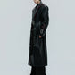 【25s Nov.】Heavy Deconstructed Crocodile Leather Coat