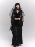 【25s Jul.】Black Gothic Evening Dress