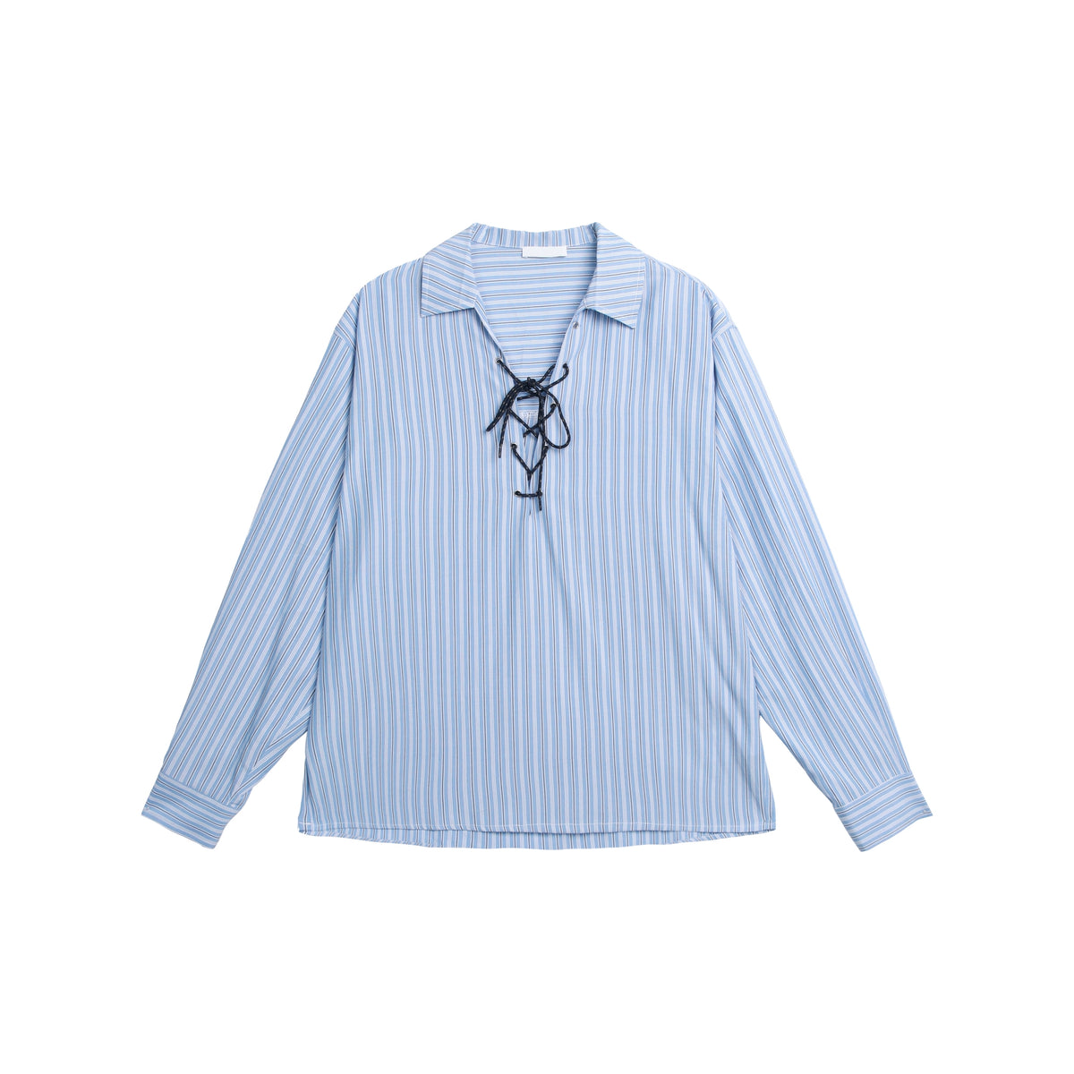 【25s Sep.】Cleanfit Drawstring Striped Shirt