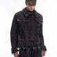 【25s Mar.】Distressed Structured Panel Machete Jackets/Jeans