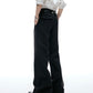 【25s Aug.】Pleated Red Lip Print Flared Trousers