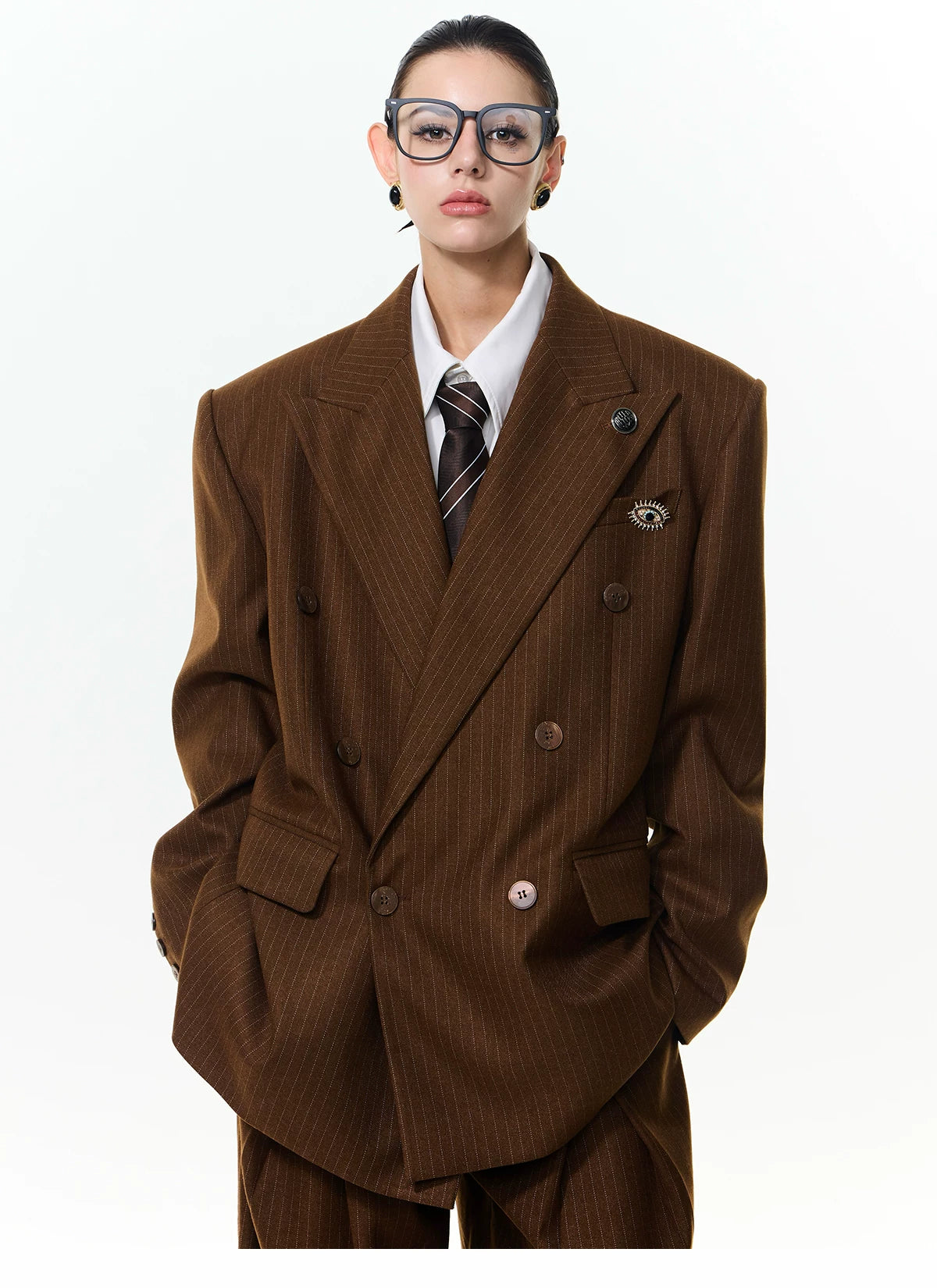 【26s Apr.】Striped Relaxed Tailored Jacket / Pants