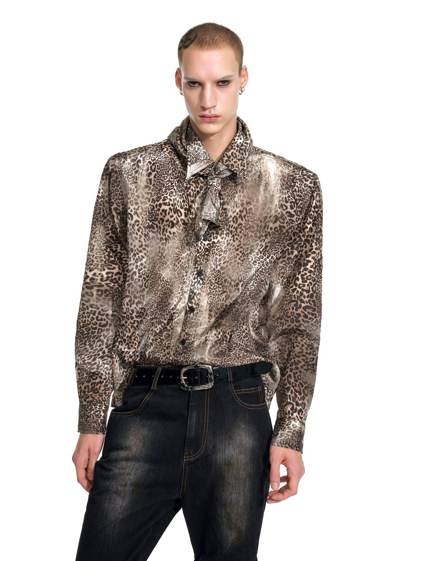 【25s Sep.】Leopard Print Soft Shirt