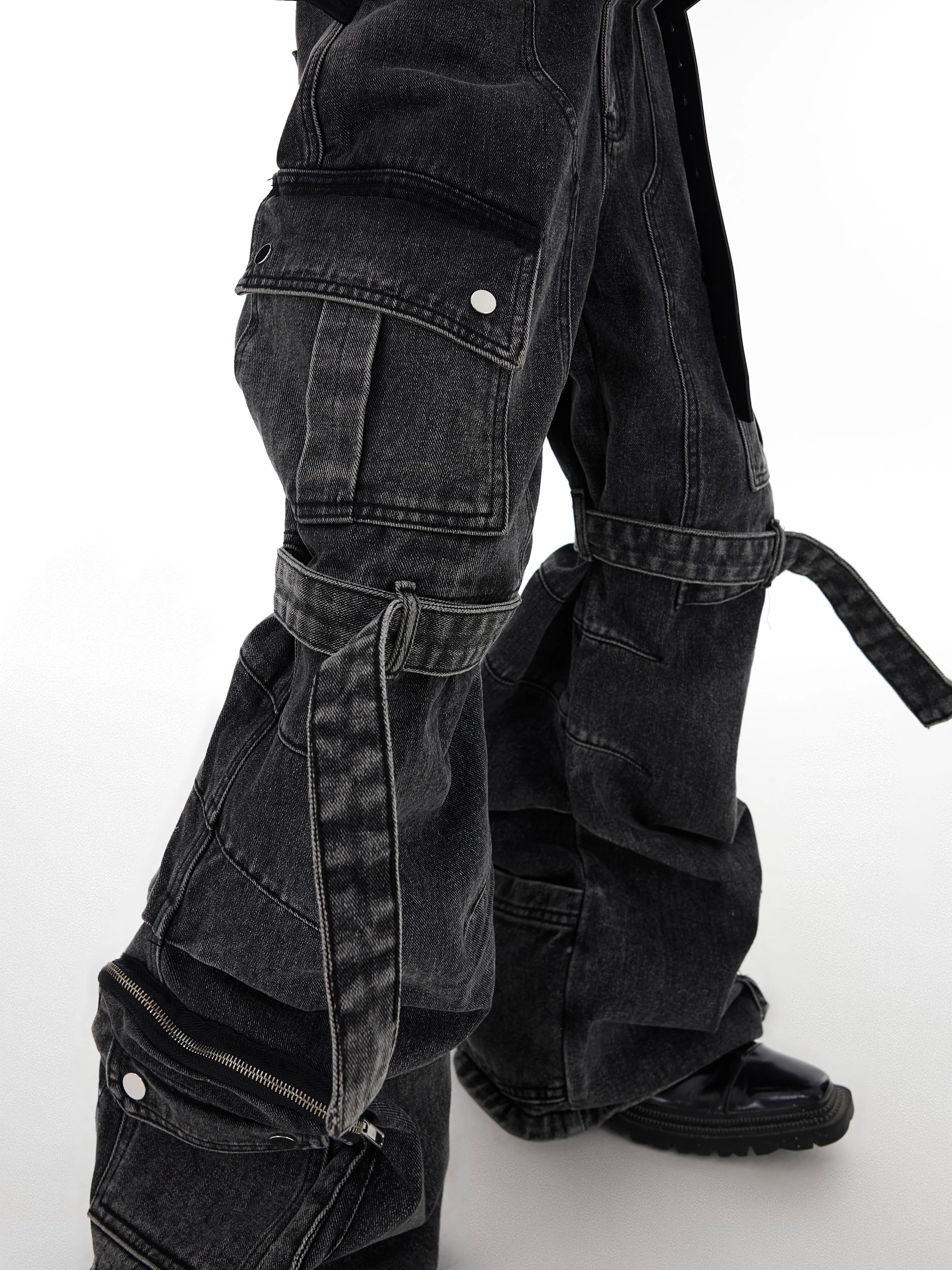 【26s Feb.】Deconstructed Cargo Wide-Leg Denim