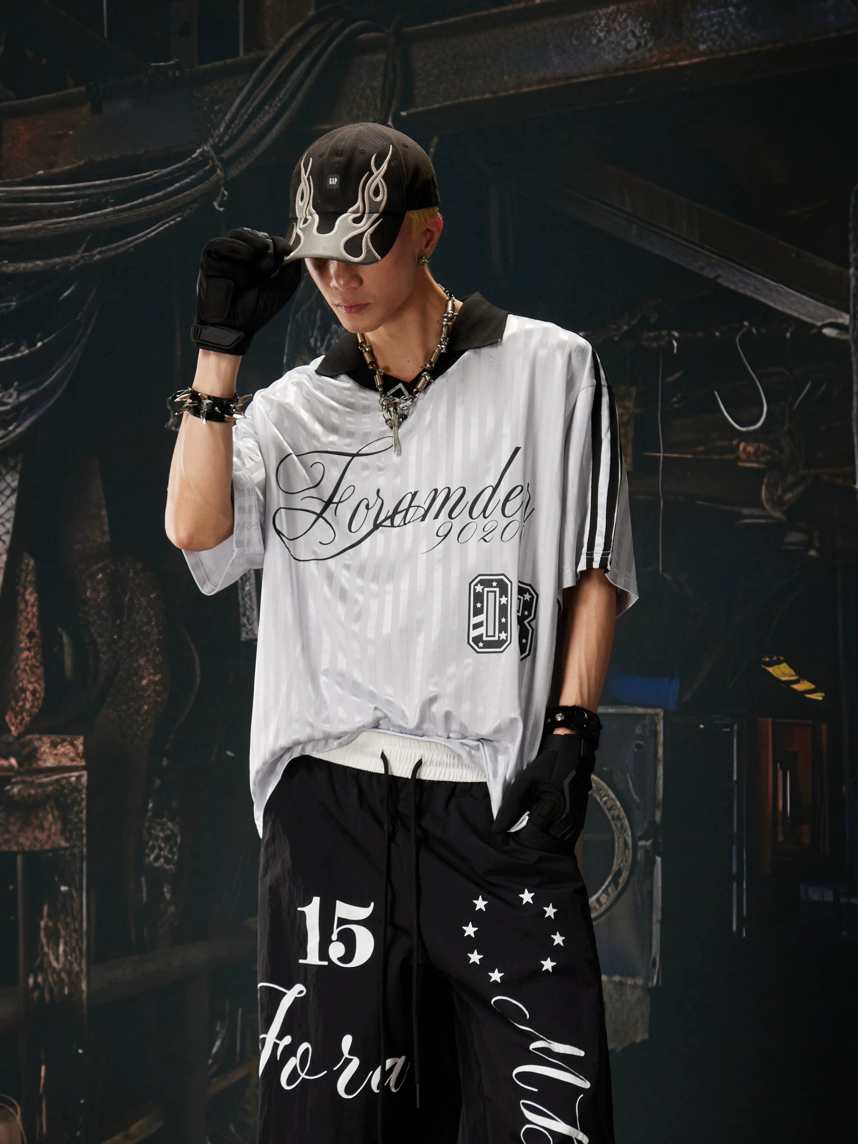 Contrast Jersey Street Tee