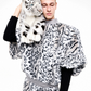 【25s Oct.】Short Furry Leopard Print Faux Fur Coat/Pants