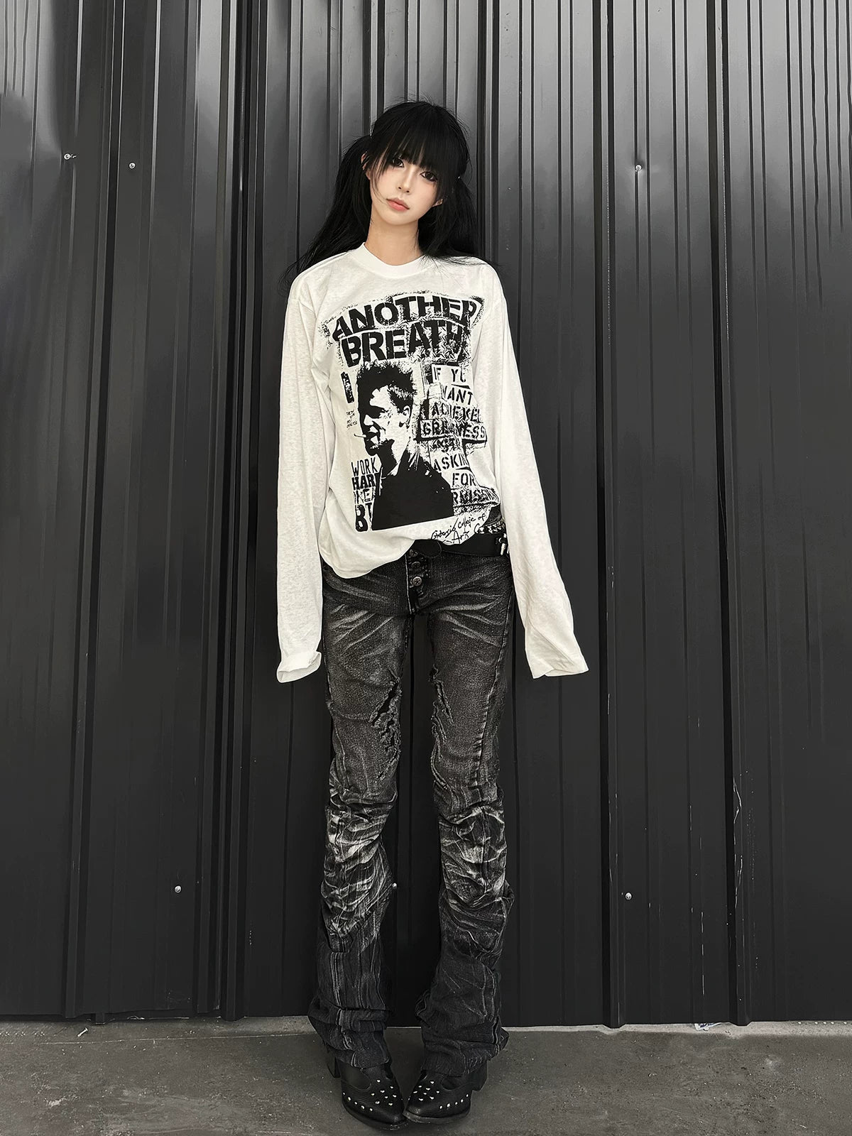 Punk Graphic Long Sleeve Tee