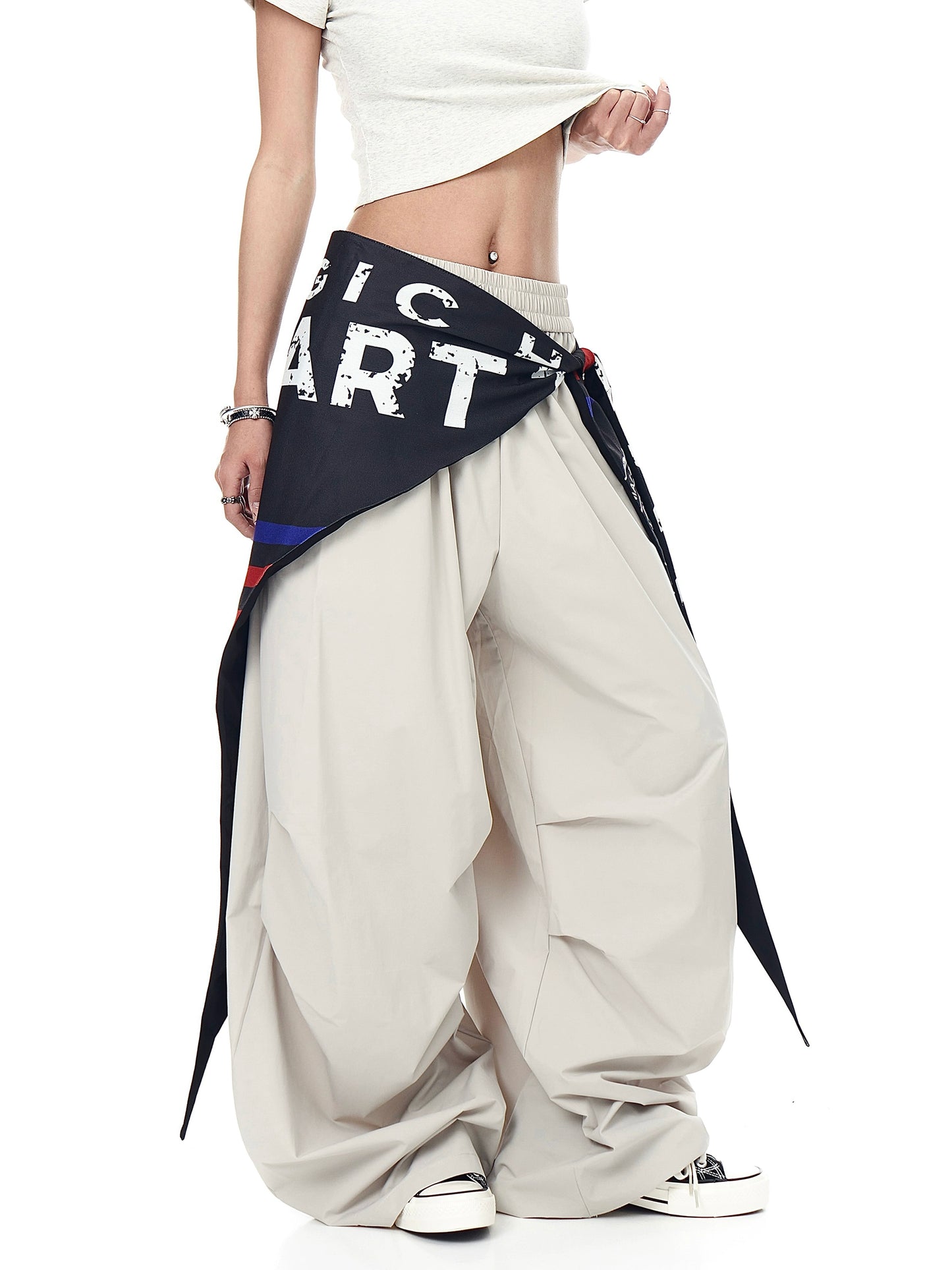 【25s Jul.】Retro Design Cargo Paratrooper Pants