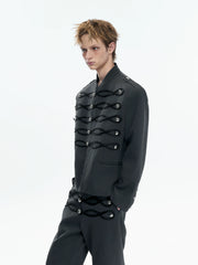 【26s Apr.】Napoleon Braided Metal Button Jacket