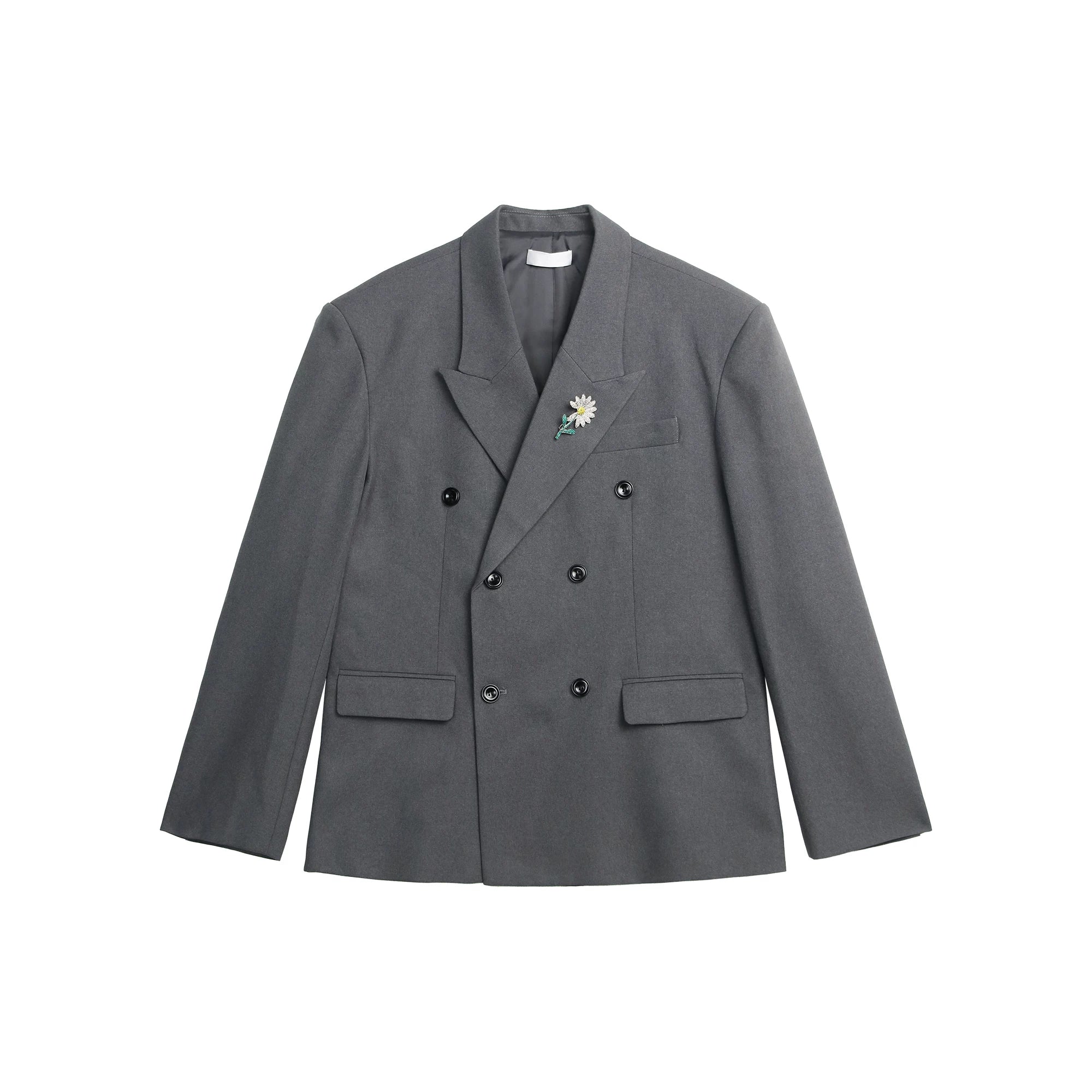 【26s Jan.】Retro Casual Sunflower Collar Jacket/Pants