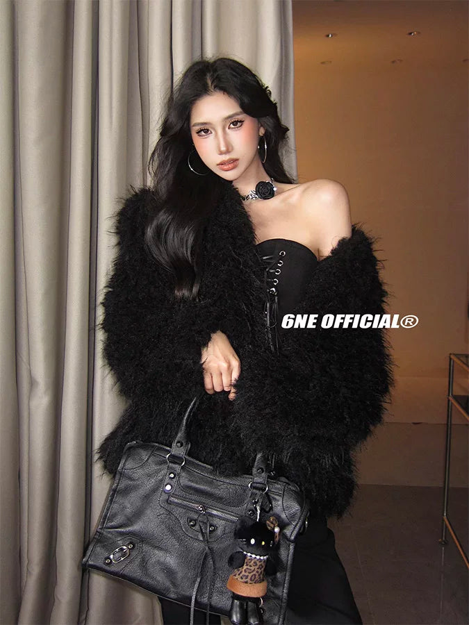 Maillard-style Hot Girl Strapless Vest