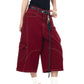 【25s Jul.】Vintage Deconstructed Topstitched Multi-pocket Short Jeans