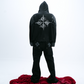 【25s Aug.】Patchwork Deconstructed Hooded Zip-Up Jacket