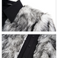 【25s Oct.】Faux Fur Patchwork Design Plush Warm Shirt