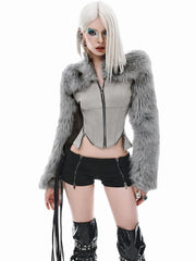 【26s Feb.】Cyber Fur Zip Jacket