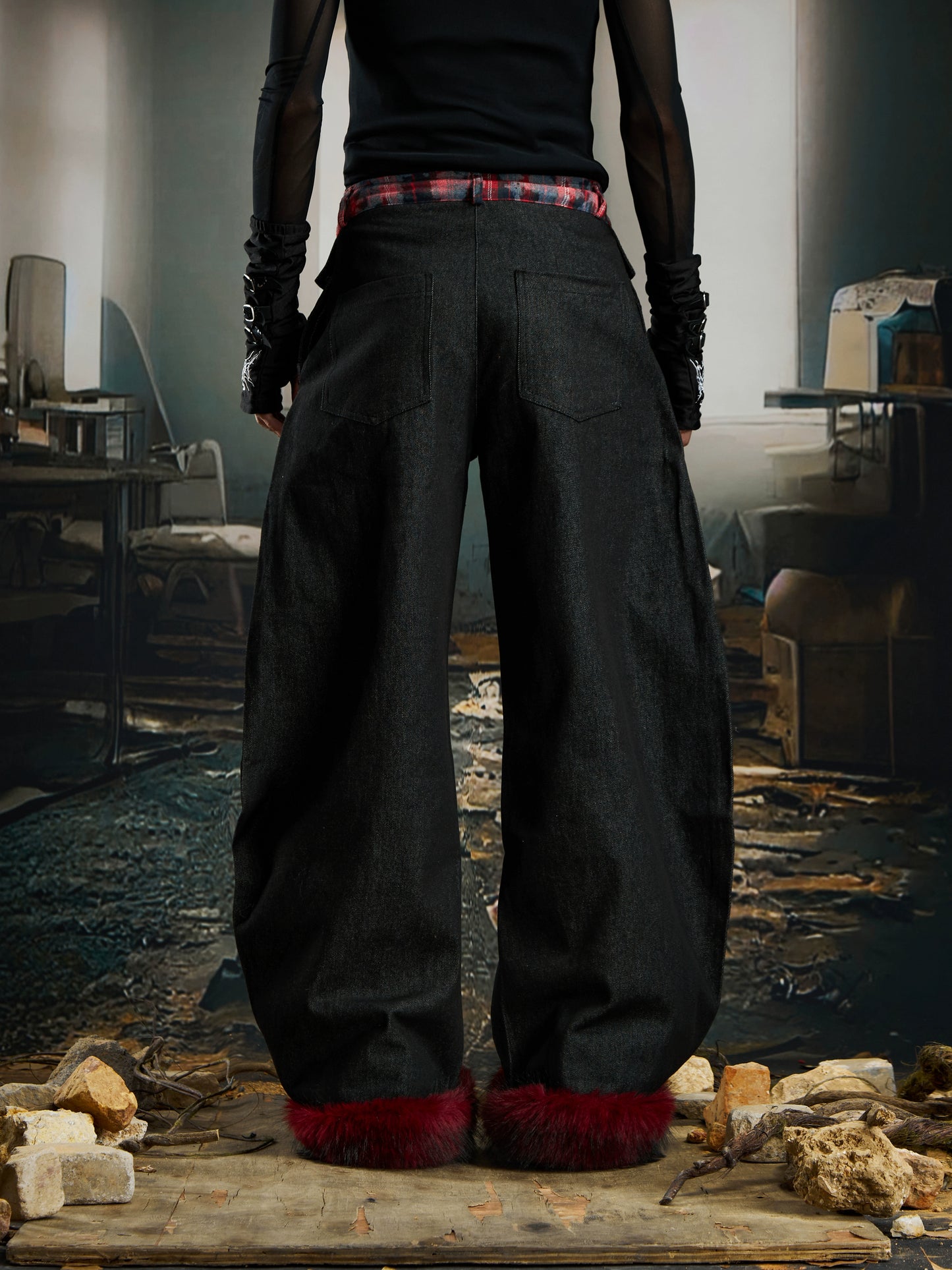 【25s Nov.】Removable Frayed Hem Jeans