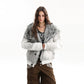 【25s Nov.】Oversized Collared Fur Trim Cotton Coat
