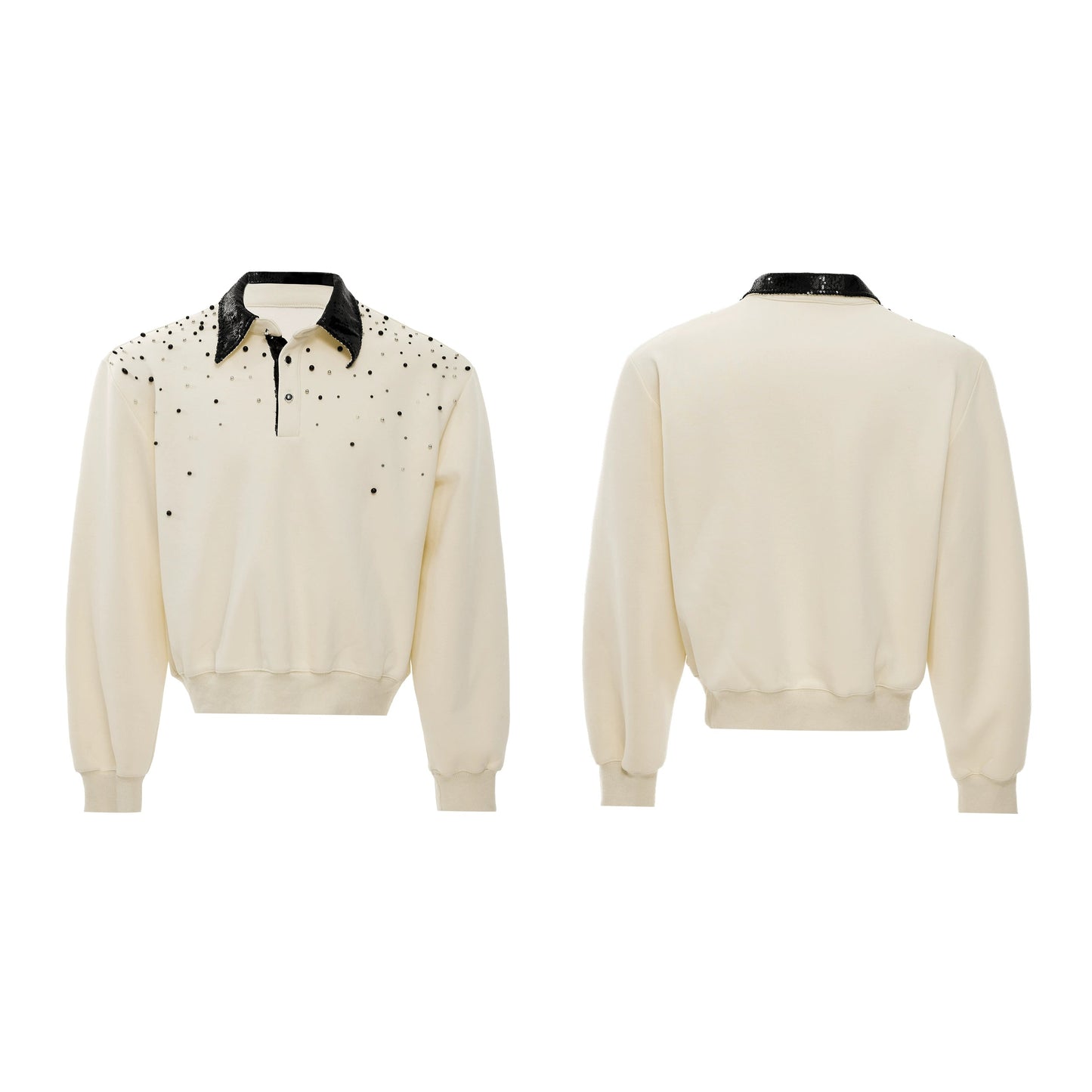 【25s Sep.】"Stars" Pearl Sequin Sweatshirt