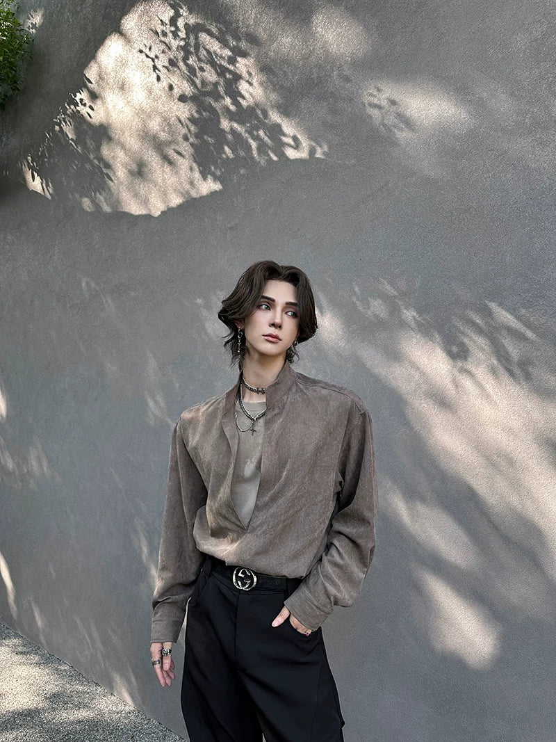 Relaxed Long Sleeve Casual Shirt