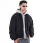 【25s Jul.】Bomber-Style Pilot Jacket with Turn-Down Collar