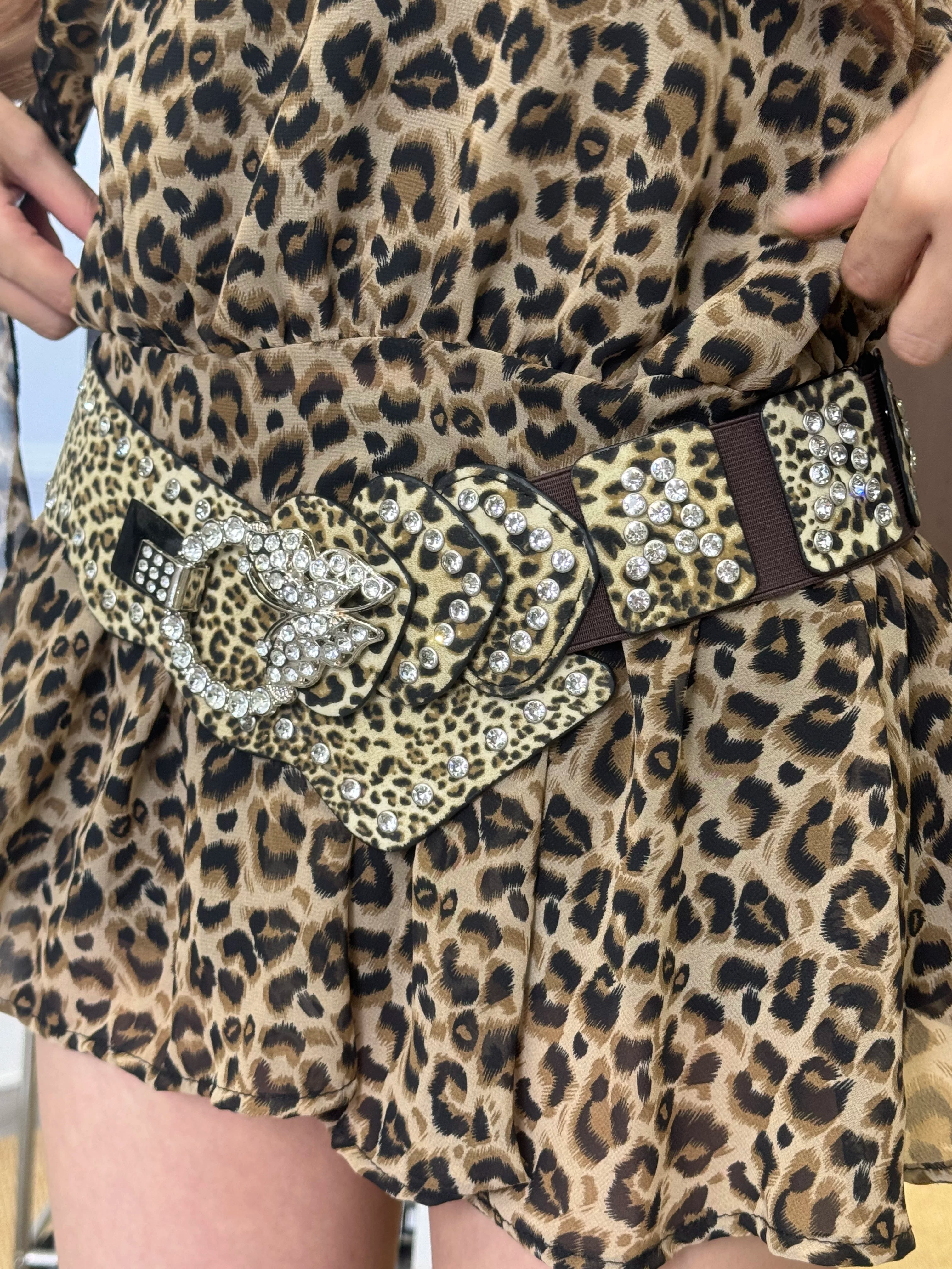 【26s Apr.】Leopard Print Slim Fit Strappy Mini Dress