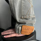 【25s Aug.】Deconstructed Washed Reversed Stand Collar Denim Jacket