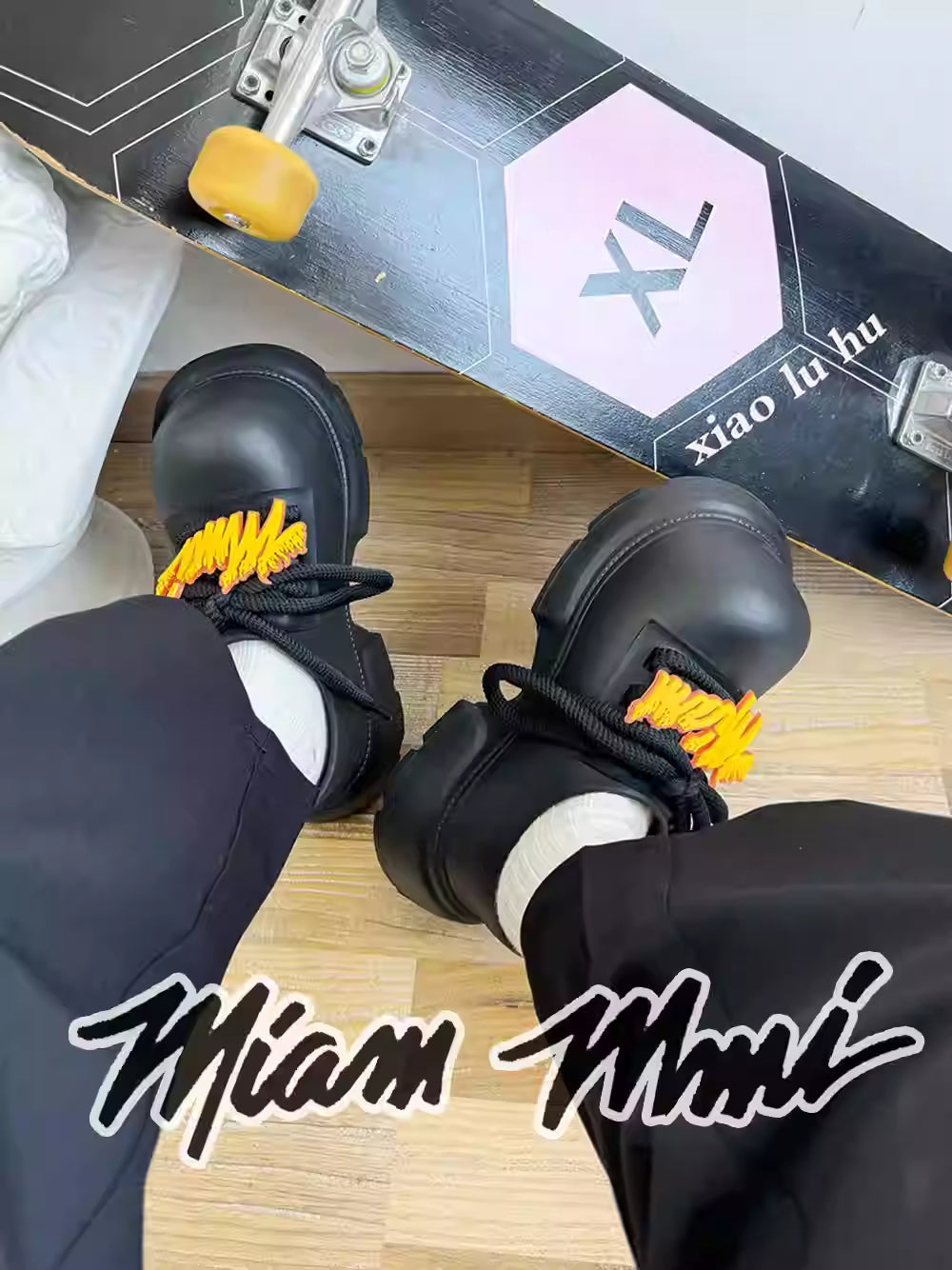 Thick-soled High-heeled Derby Shoes ArtsKoreanMan