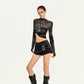 【25s Oct.】Studded Punk Low-rise Shorts