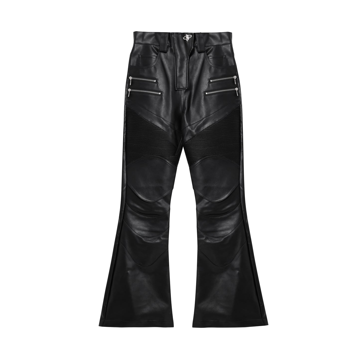 【24s February.】Punk Metal Zipper Leather Pants