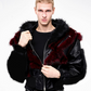 【25s Oct.】Studded Faux Fur Hooded Jacket