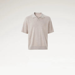 Ice Silk Knit Polo Shirt
