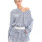 【25s Apr.】Vintage Plaid Loose-Fit Two-Piece Skirt Set
