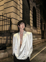 【26s Jan.】Minimal Leather Long-Sleeve Shirt