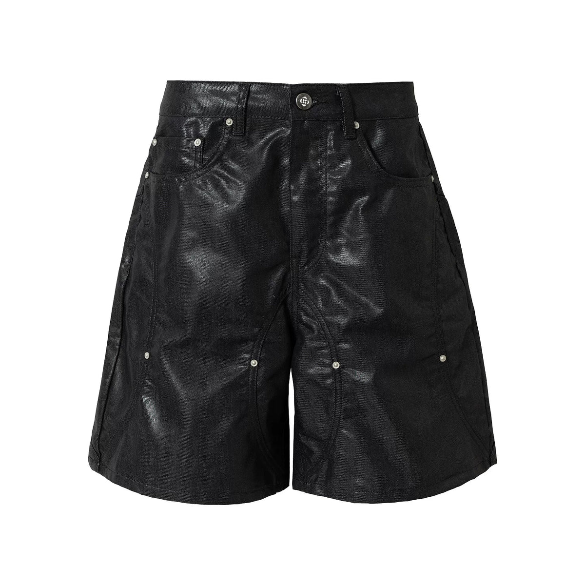 Distressed Paint Splatter Cargo Shorts