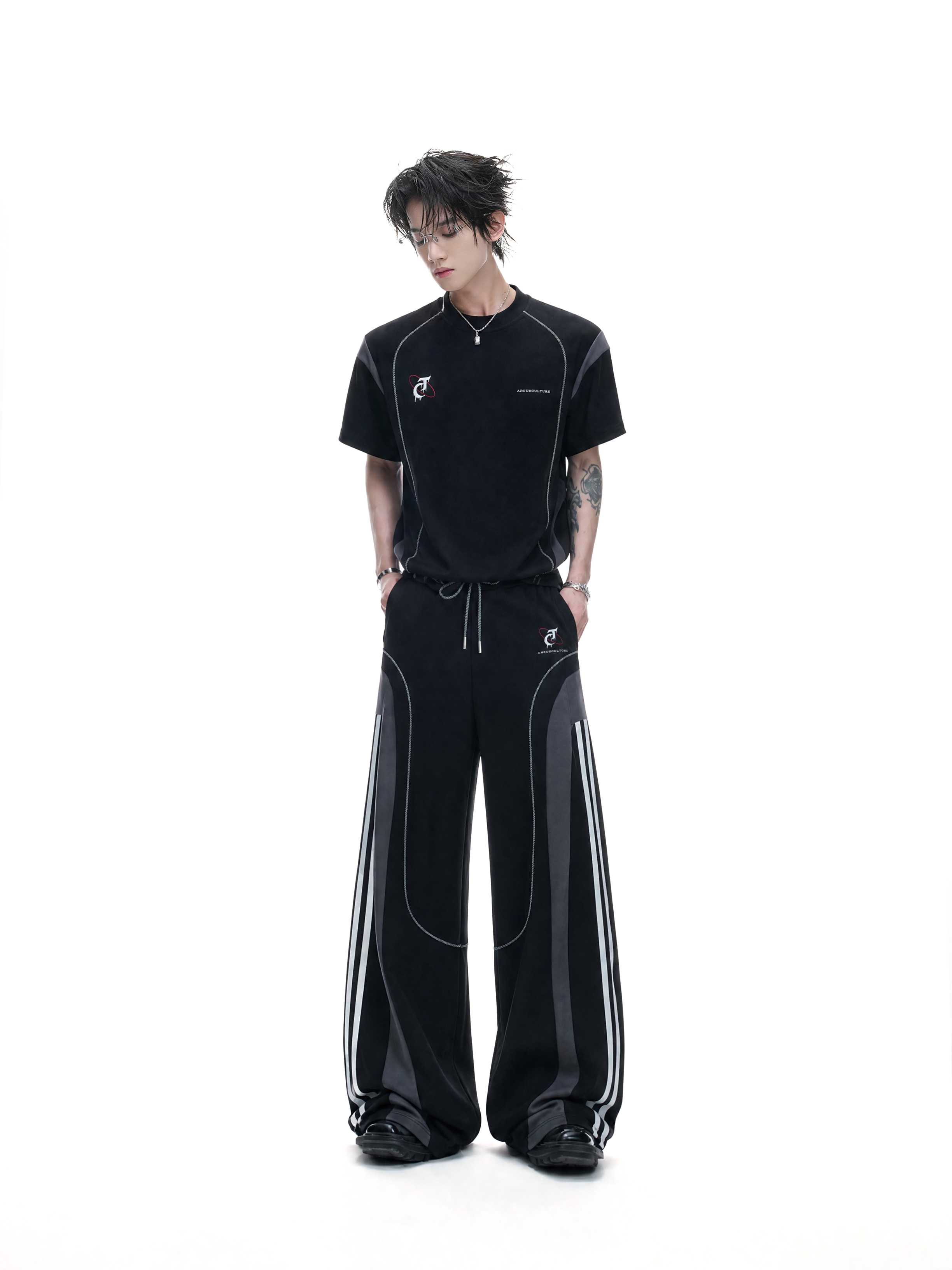 Contrast Cooling Sport Top / Pants