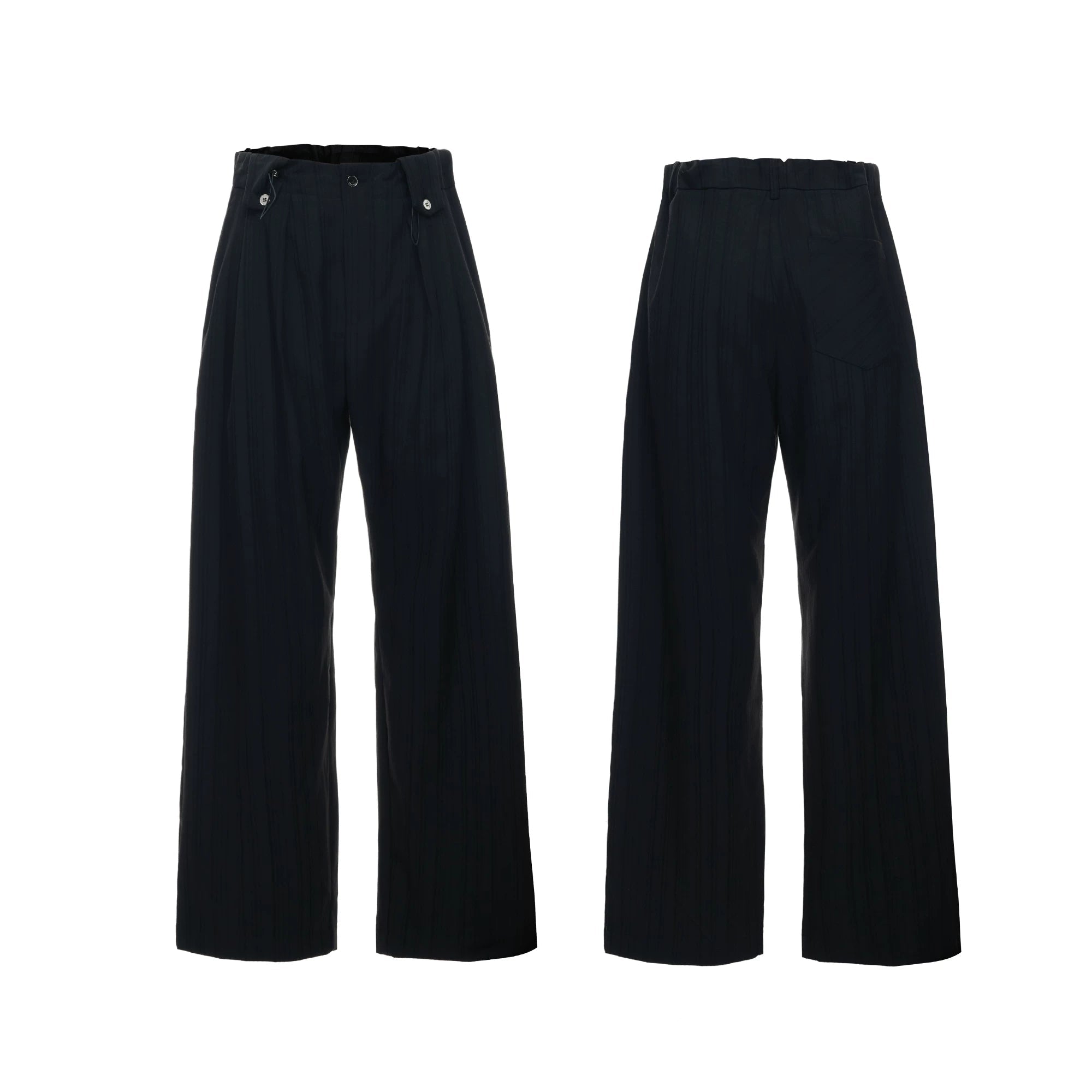 Stripe Tie Layered Shirt / Trouser