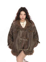 【25s Feb.】Maillard Thick Warm Stand Collar Cotton Jacket