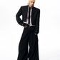 【25s Oct.】Sequined Chanel-style Stand-up Collar Jacket