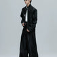 Python Textured Leather Fashion Jacket