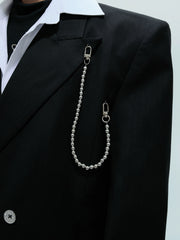 【25s Nov.】Shimmering Striped Fitted Blazer/Trousers