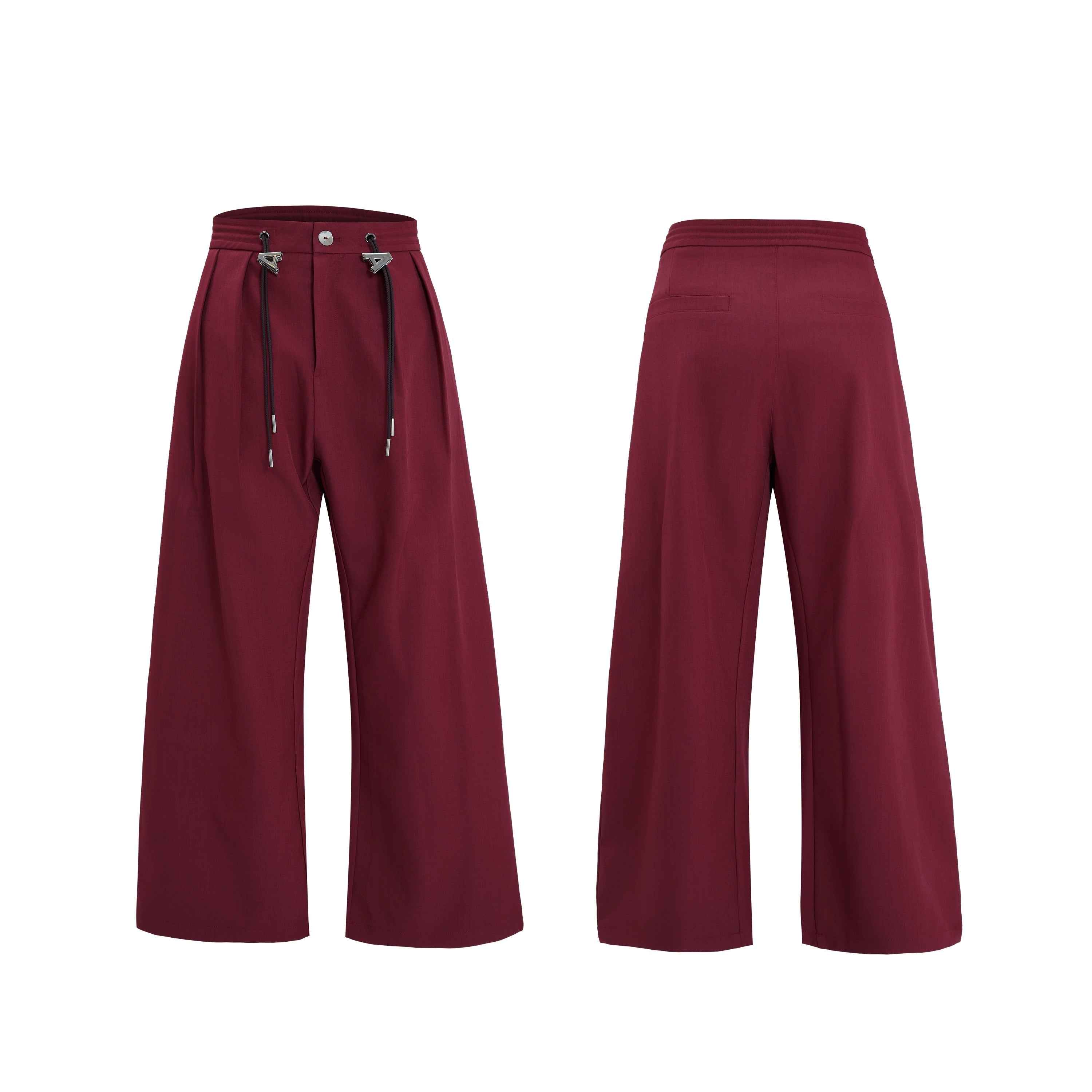 【25s Nov.】Drawstring Waist Padded Shoulder Suit/ Trousers