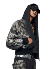 【25s Jul.】Leopard Print Hooded Slim-fit Jacket/Shorts/Trousers