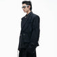 【25s Aug.】Striped Belted Cropped Blazer /Pants Set